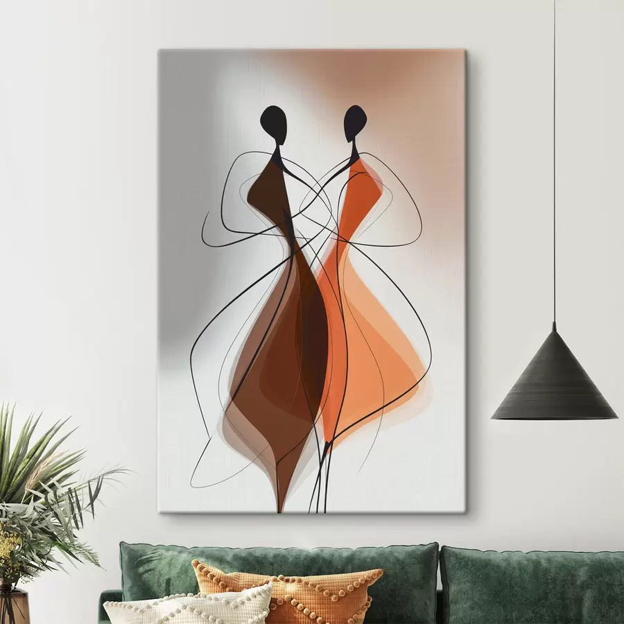 Wall Mural Photo Wallpaper An abstract couple s49129