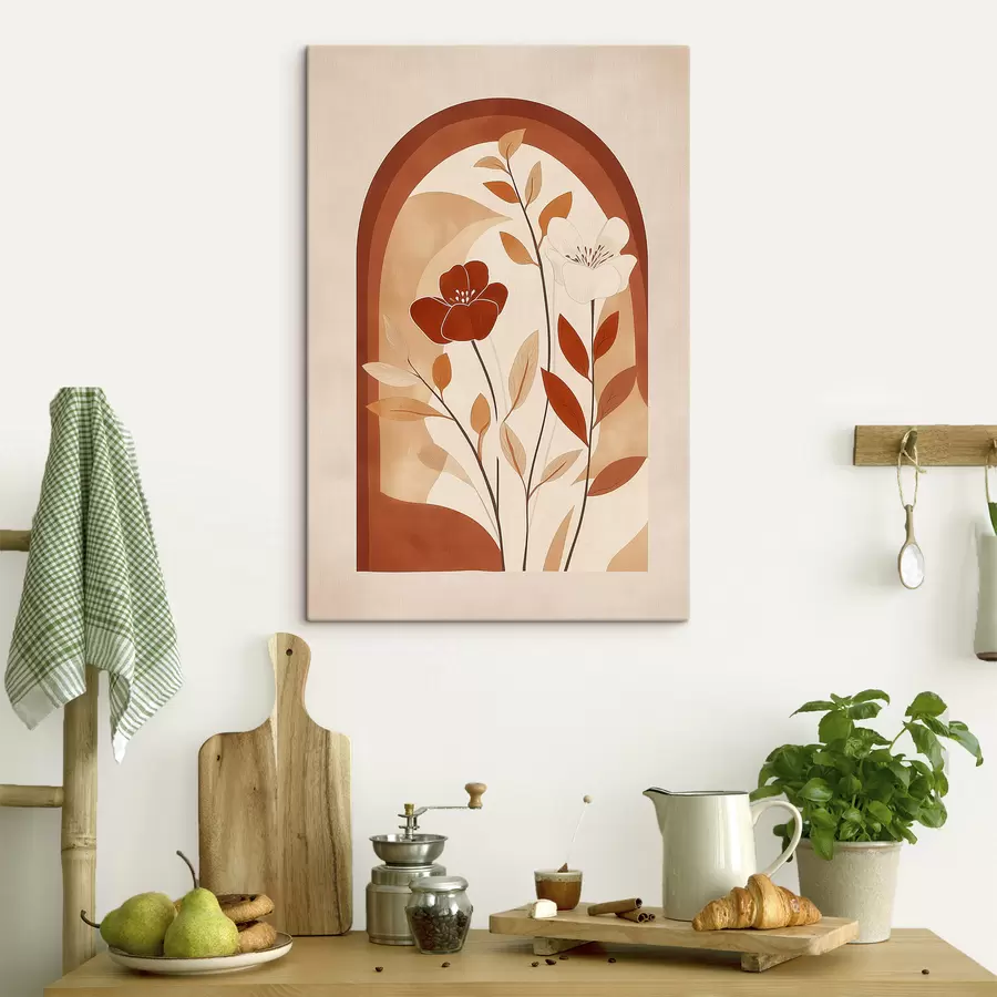 wall murals Abstract Flowers s49261