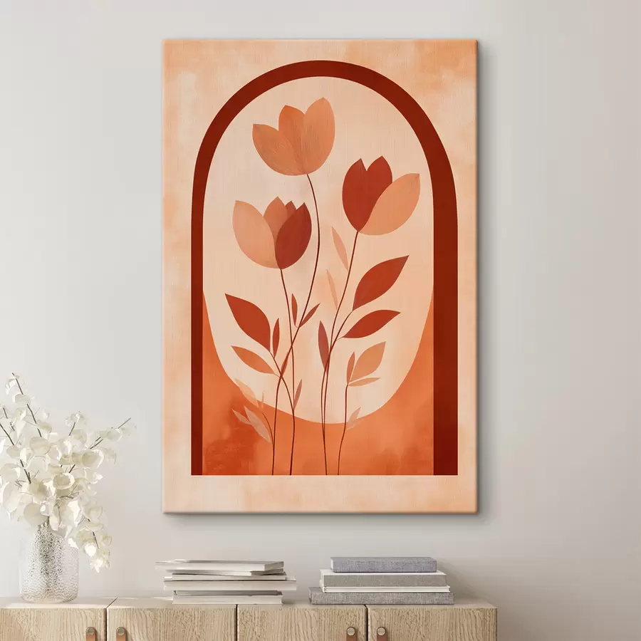 wall murals Abstract Flowers s49262
