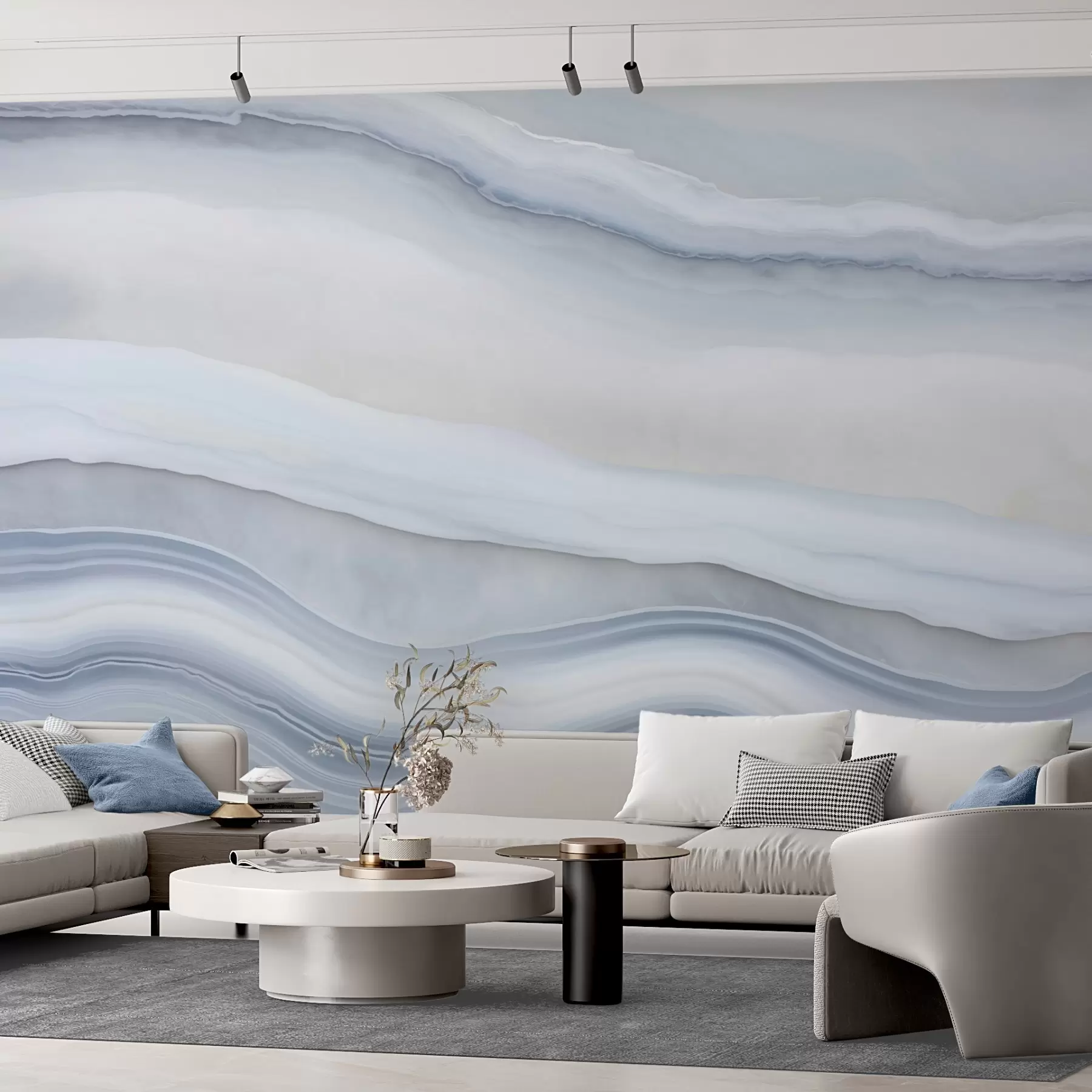 Wall Mural Photo Wallpaper Imitation of abstract marble texture pattern w05634