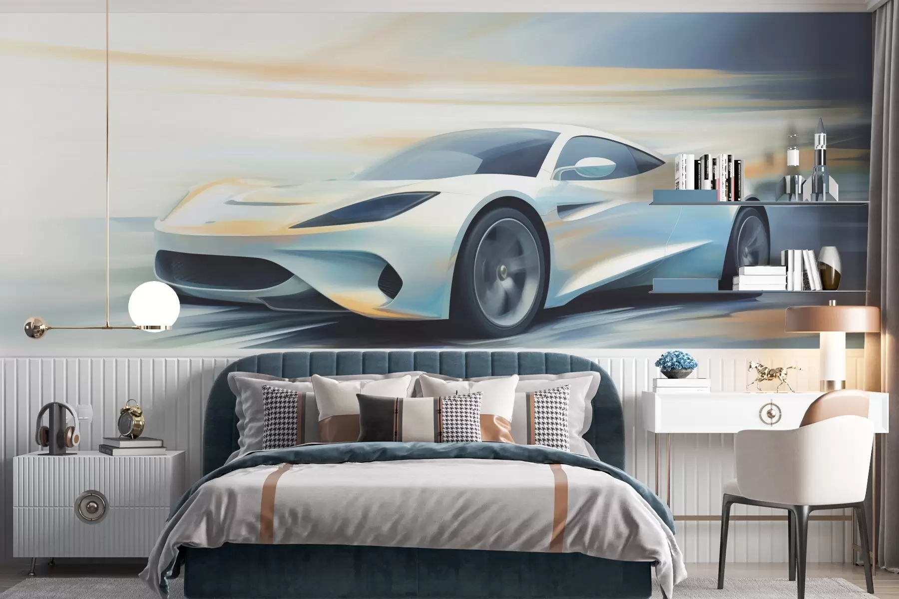 wall murals Abstract car w05636