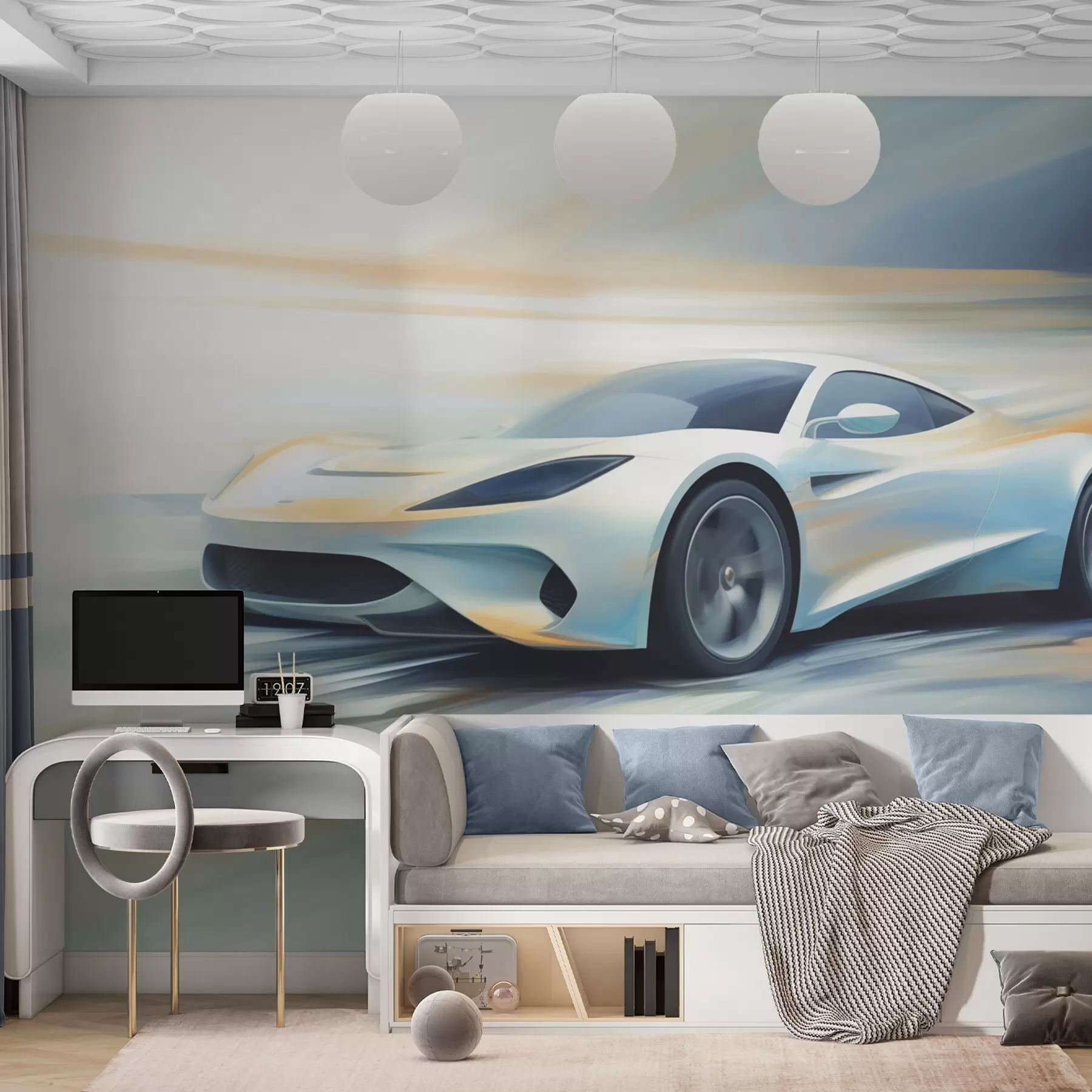 wall murals Abstract car w05636