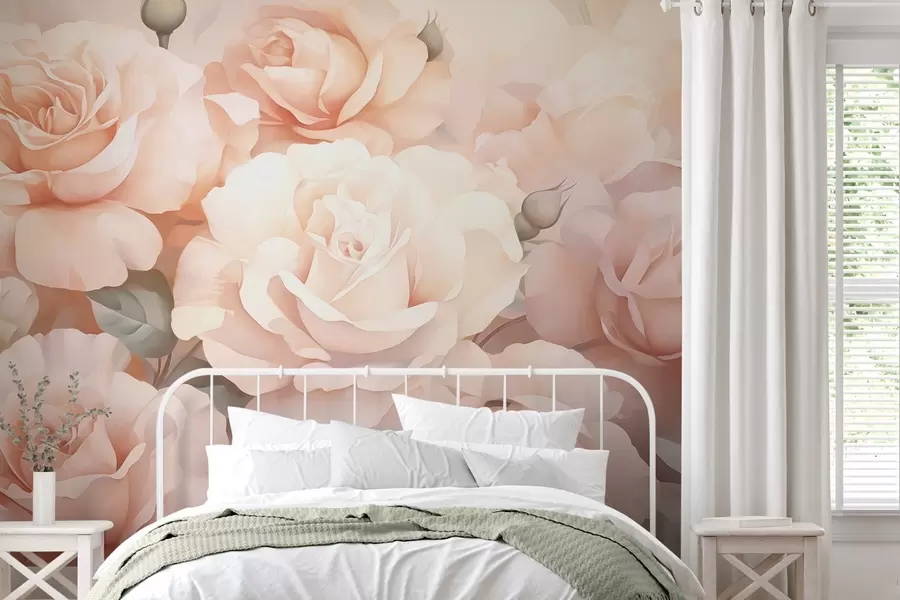 wall murals Abstract roses w05553