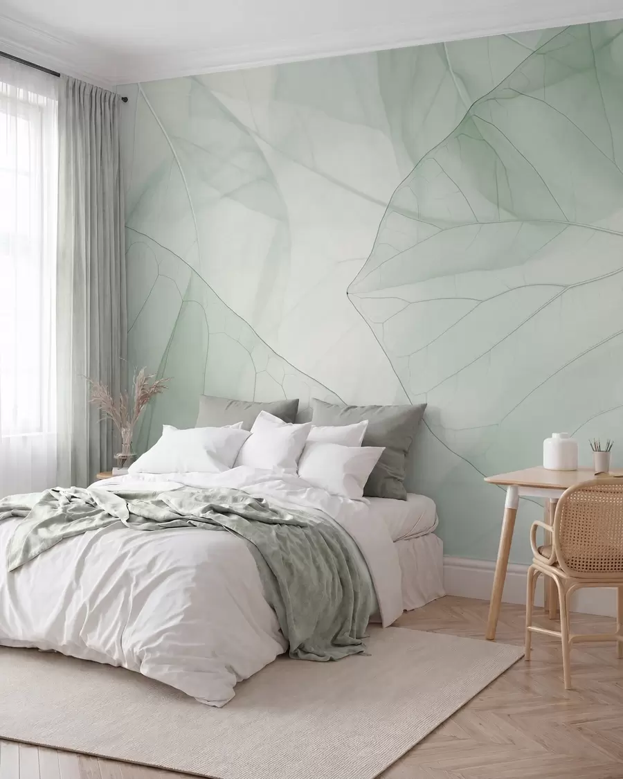 wall murals Abstract leaf veins w05474