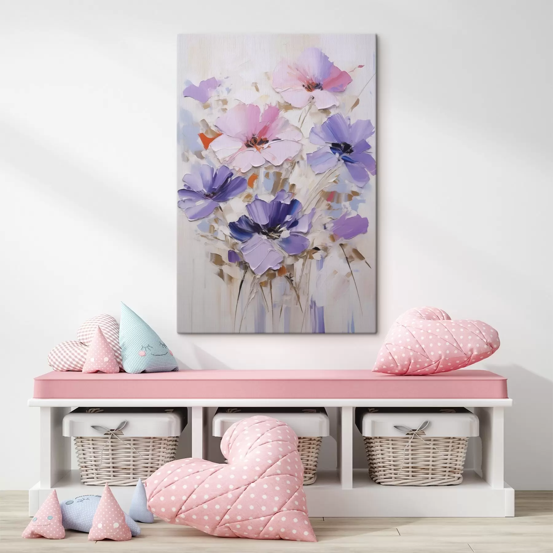 wall murals Flowers, imitation painting s49136