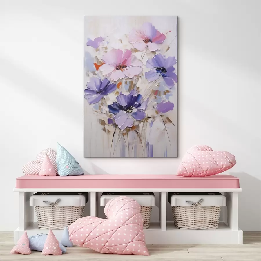 wall murals Flowers, imitation painting s49136
