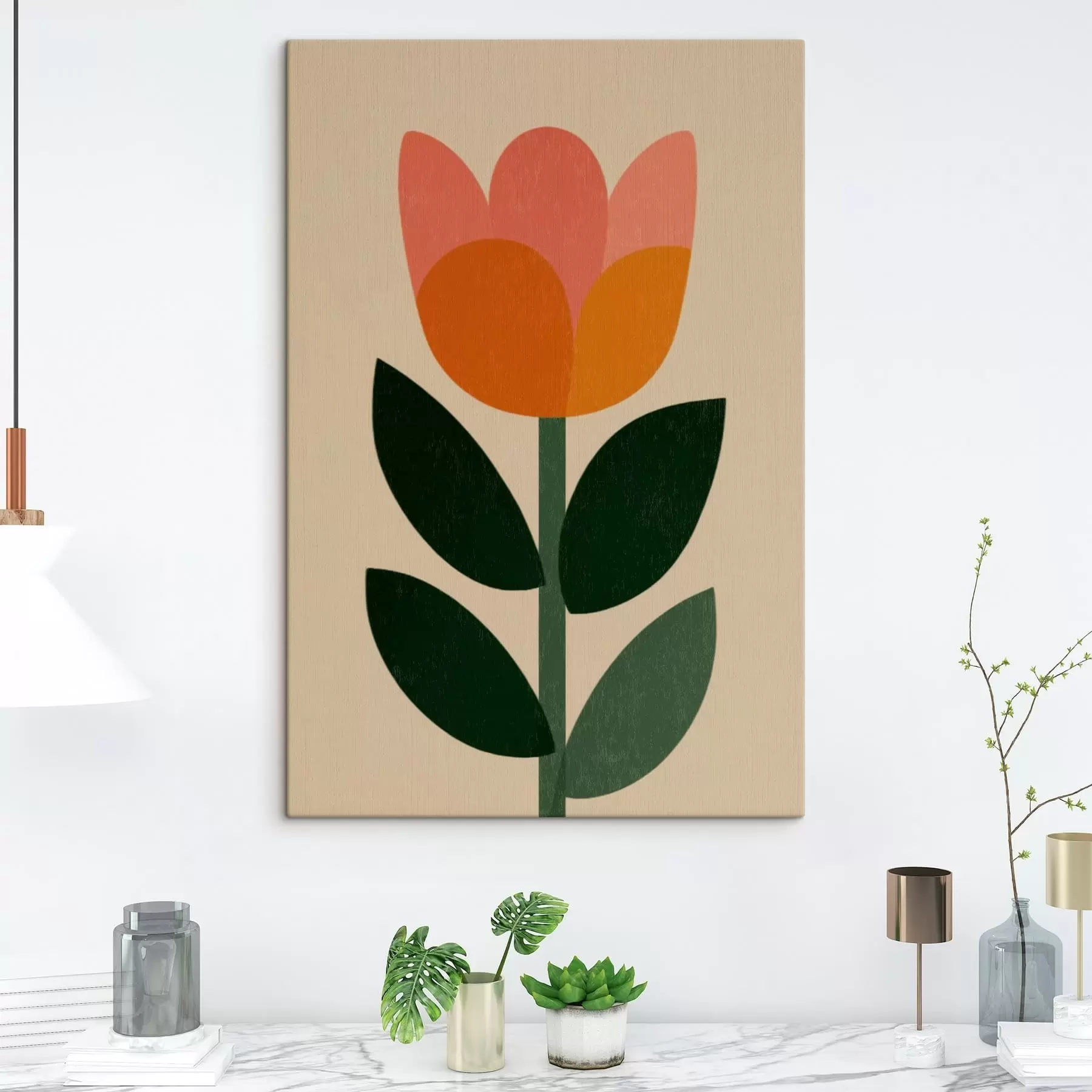wall murals Tulip Stem s49299