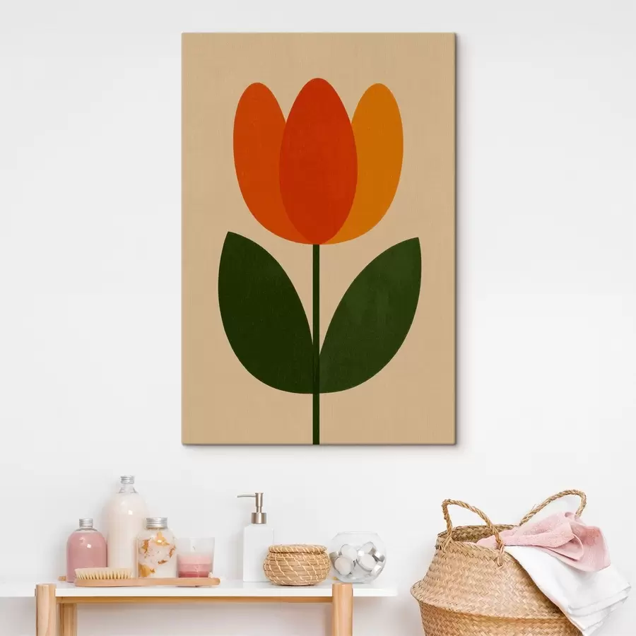 wall murals Single Tulip s49300