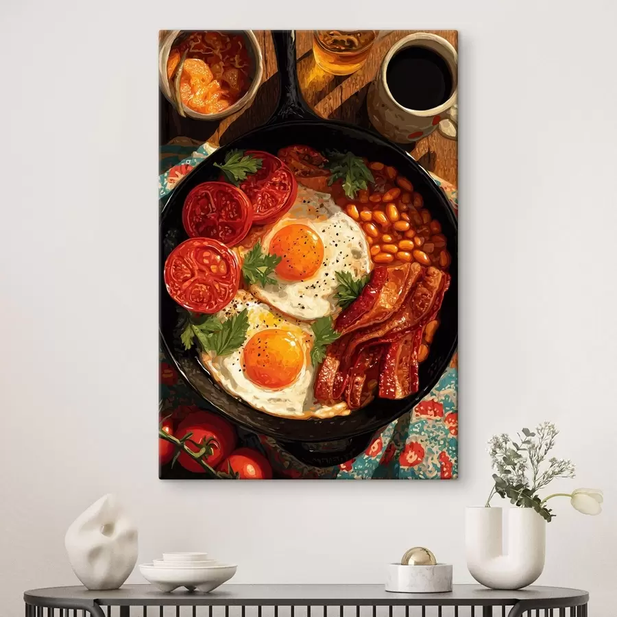 wall murals Breakfast Skillet s49308