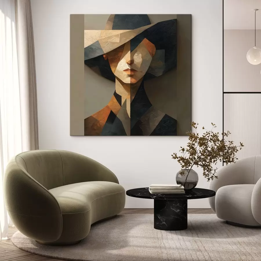 wall murals Cubist Portrait s49313