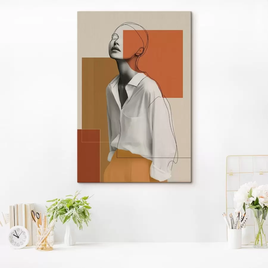 wall murals Minimal Pose s49319