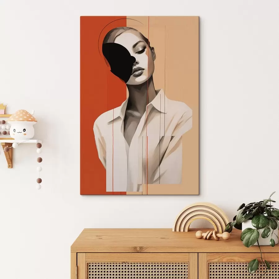 wall murals Abstract Portrait s49320