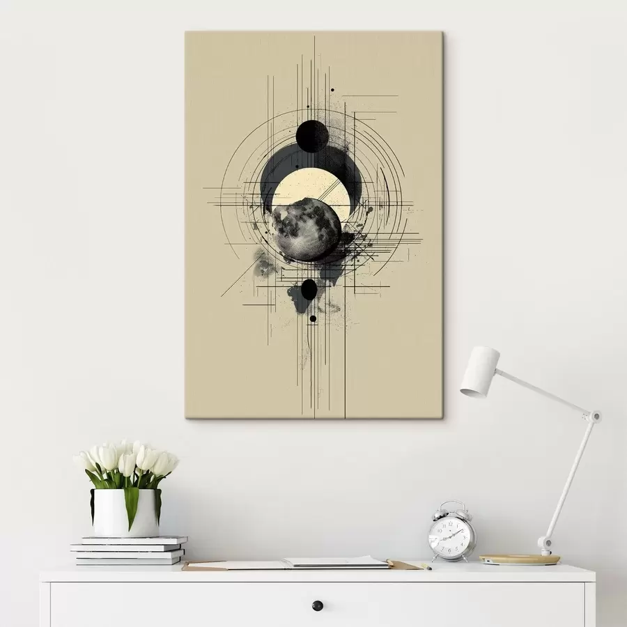 wall murals Lunar Geometry s49332
