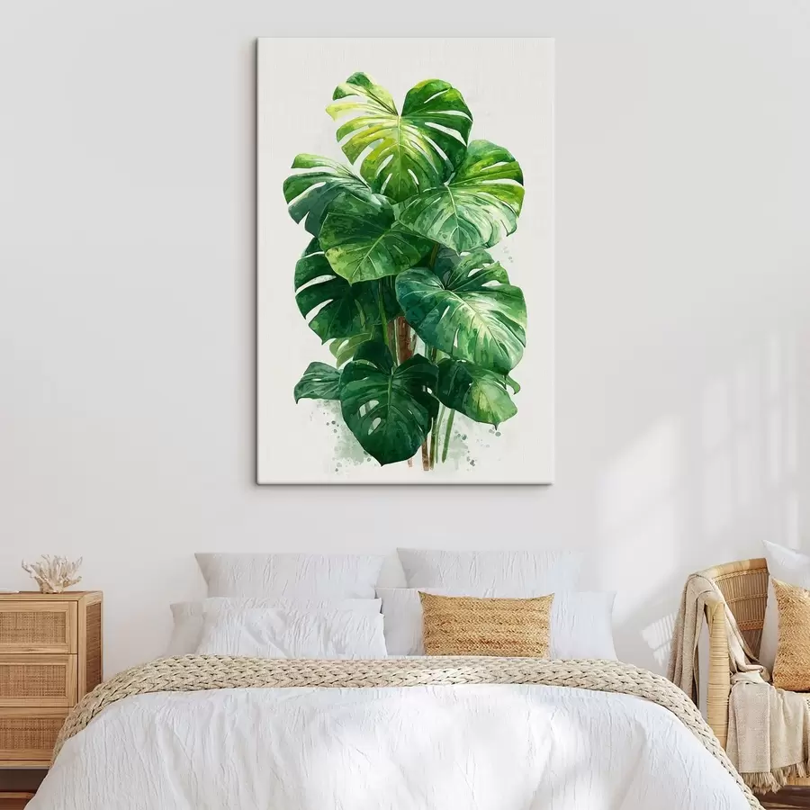 wall murals Monstera Light s49336