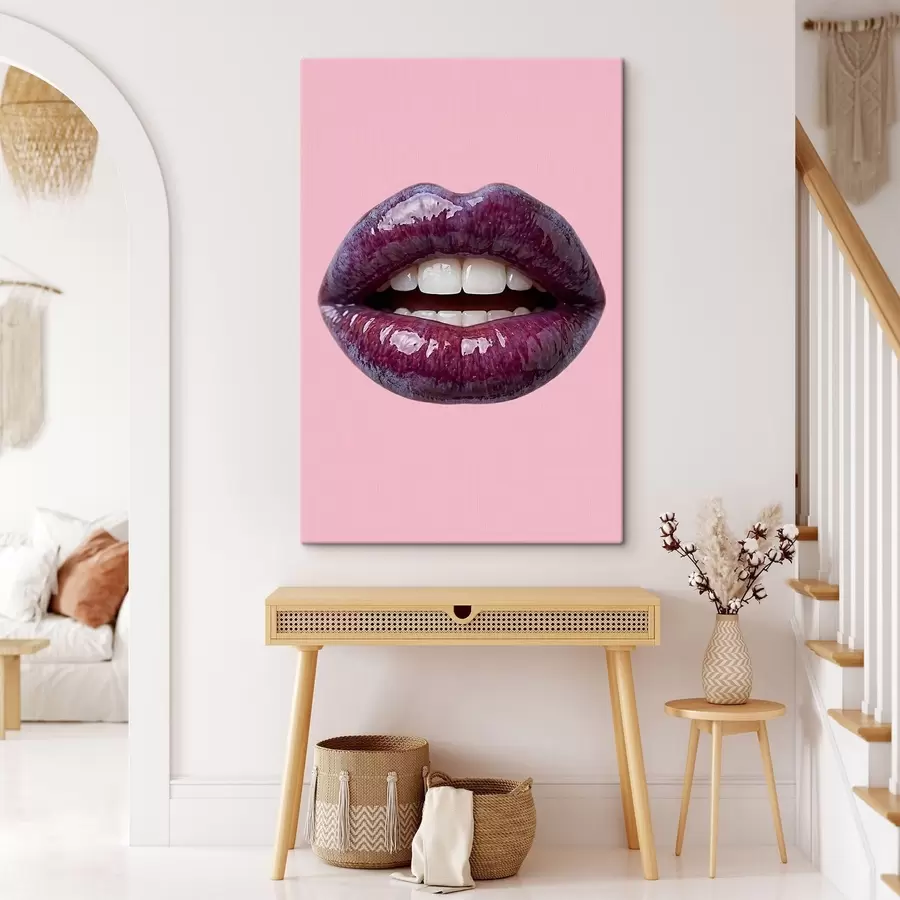 wall murals Velvet Plum Lips s49337