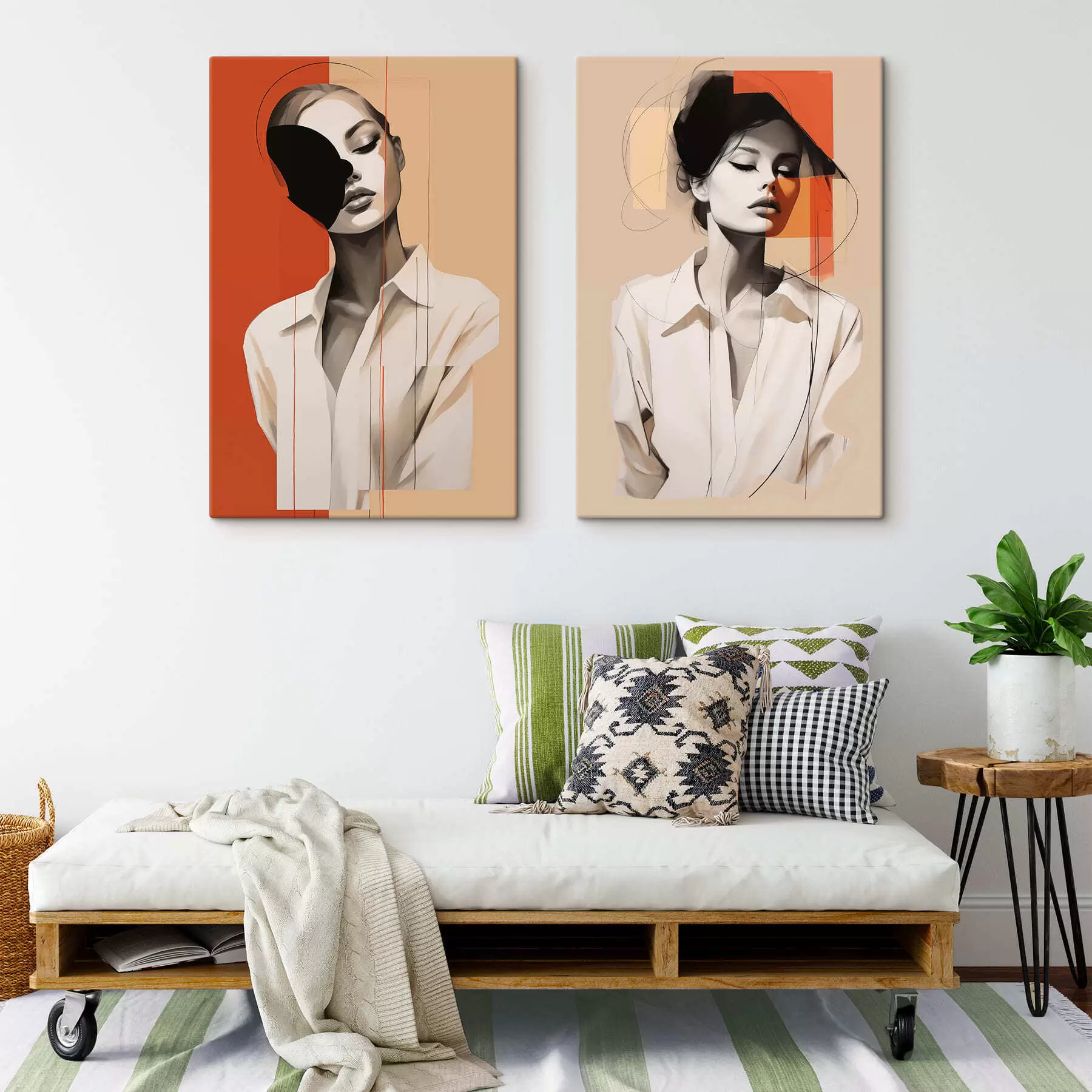 wall murals Abstract Feminine Balance m30508