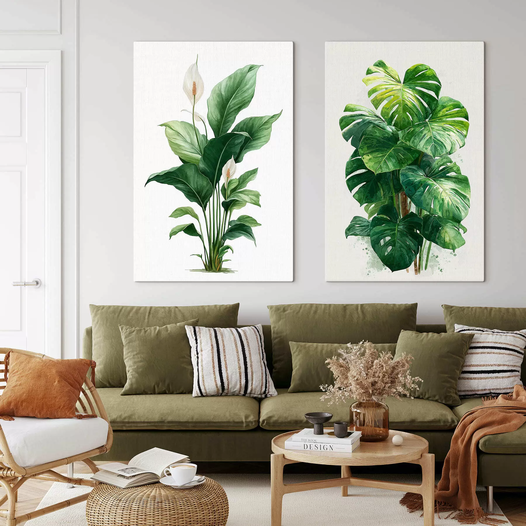 wall murals Tropical Green Duo m30513