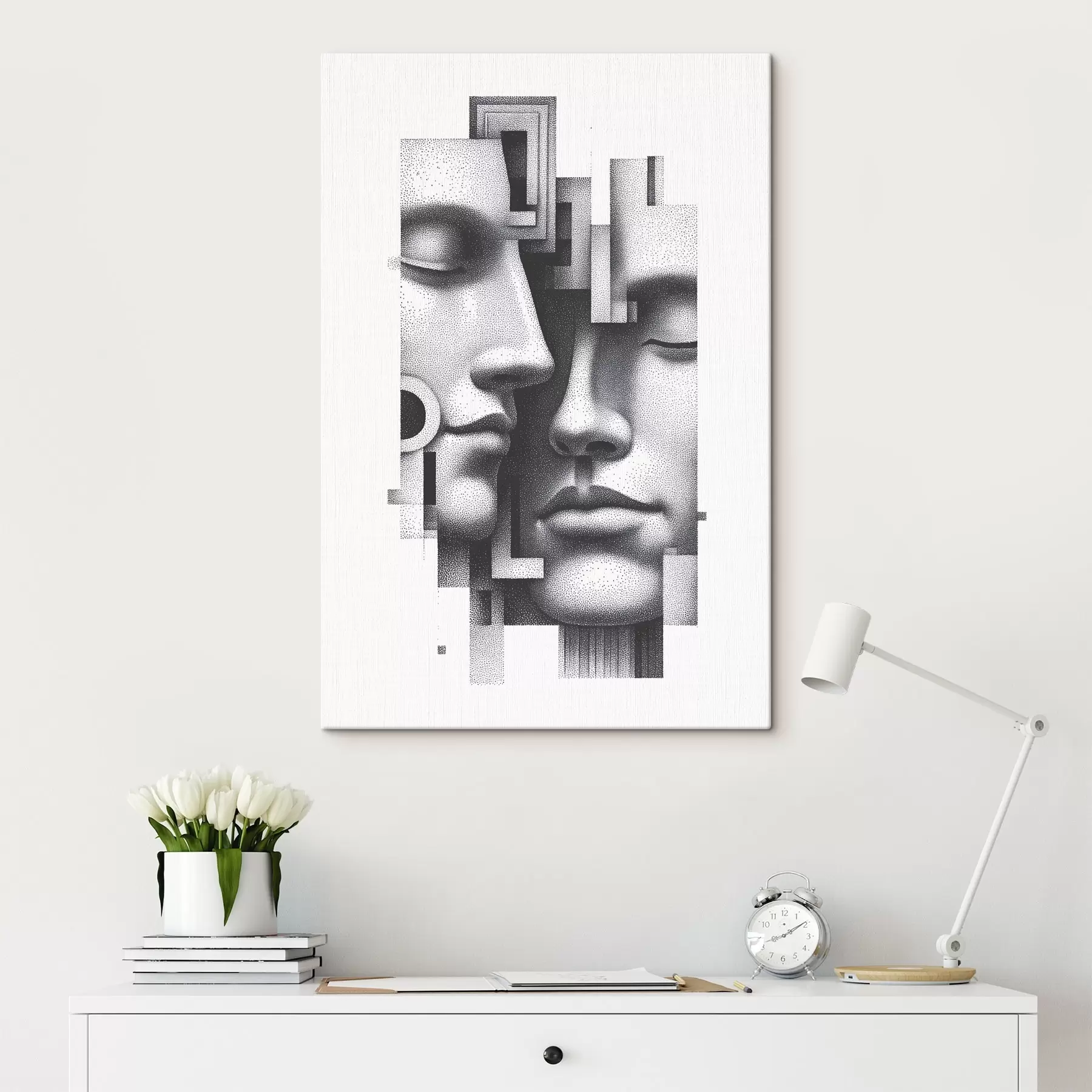 wall murals Graphic abstract portraits s49242