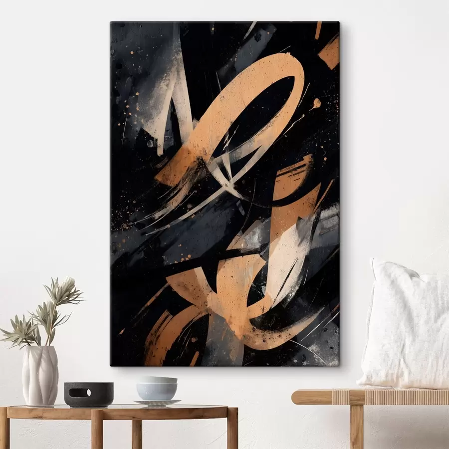 wall murals Modern calligraphy in the graffiti style s49245