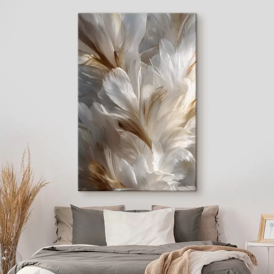wall murals Exquisite feathers s49250