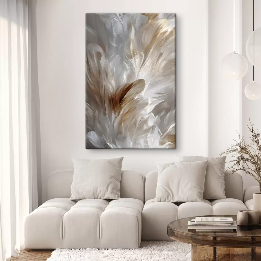 wall murals Exquisite feathers s49251