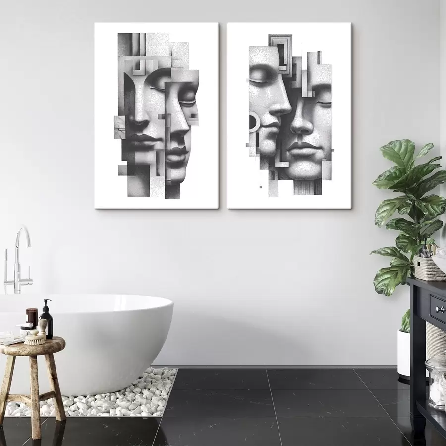 wall murals Graphic abstract portraits m30539