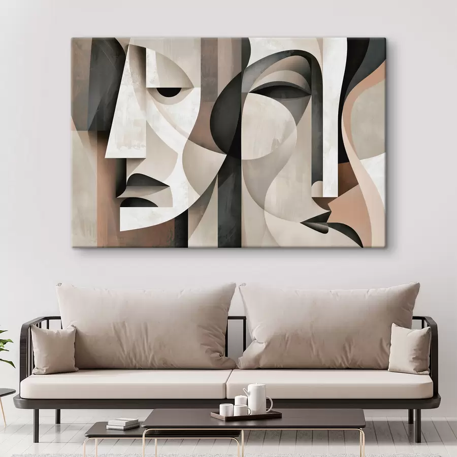 wall murals Abstract faces s49344