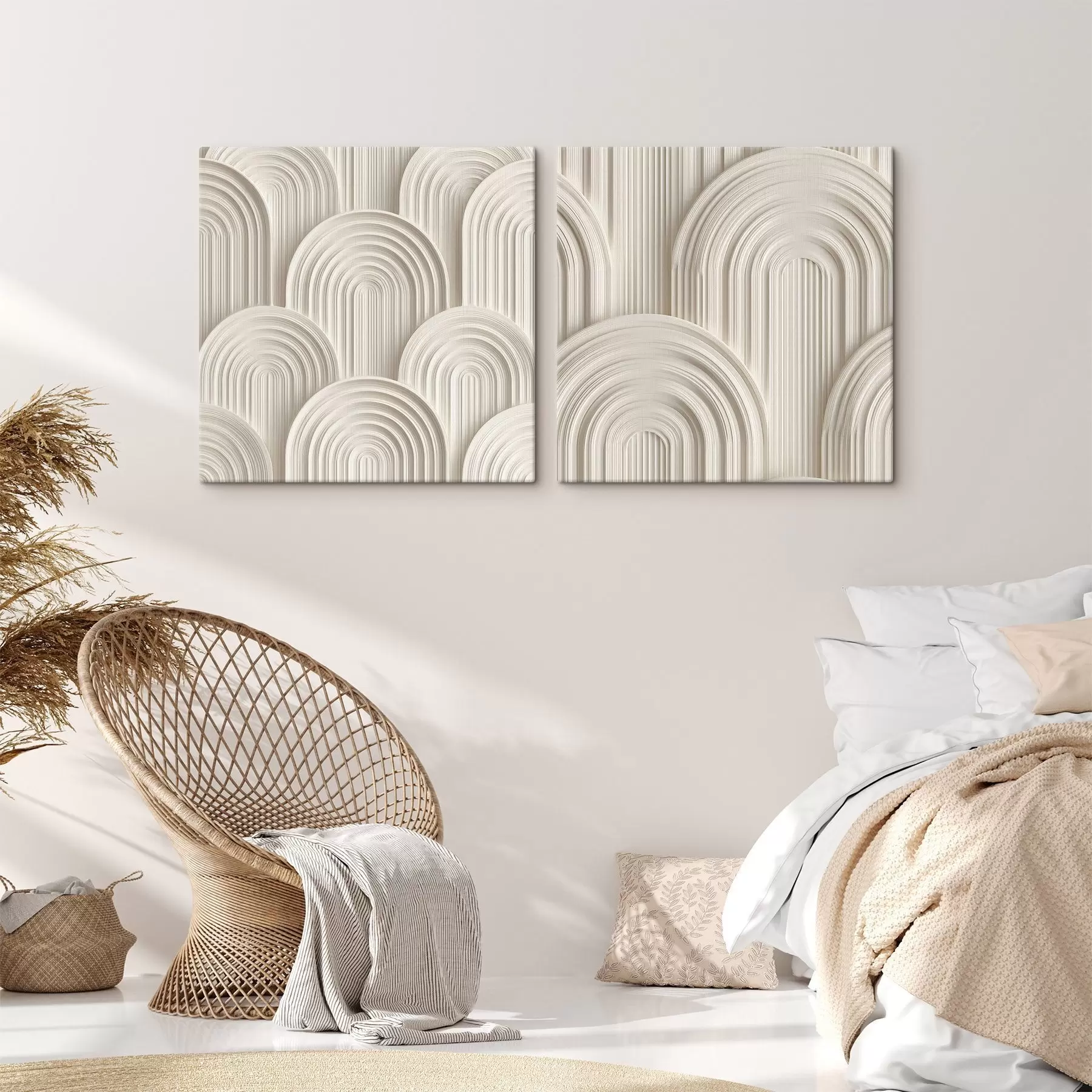 wall murals Decorative arches in the bas-relief style m30540