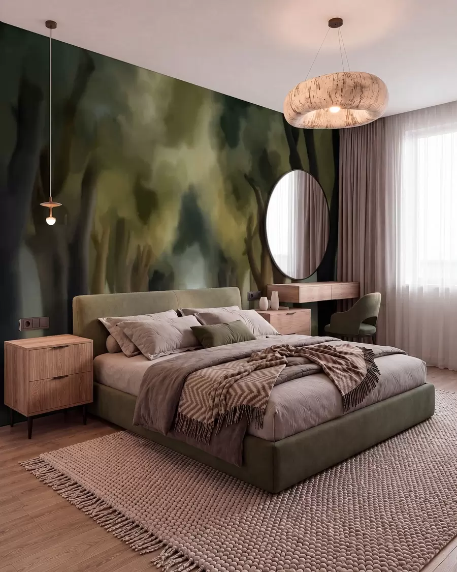 peintures murales Arbres w05509