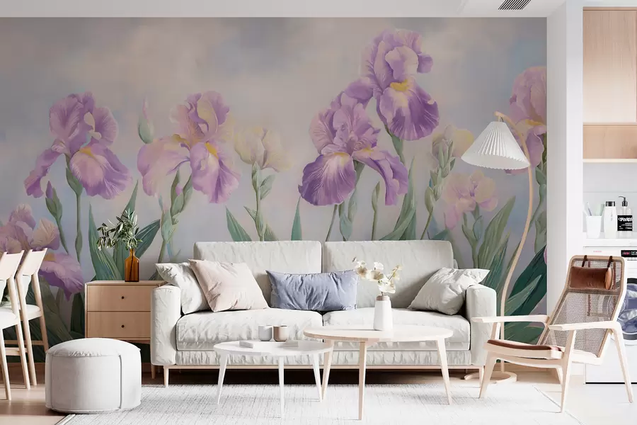 wall murals Classic flowers w05646