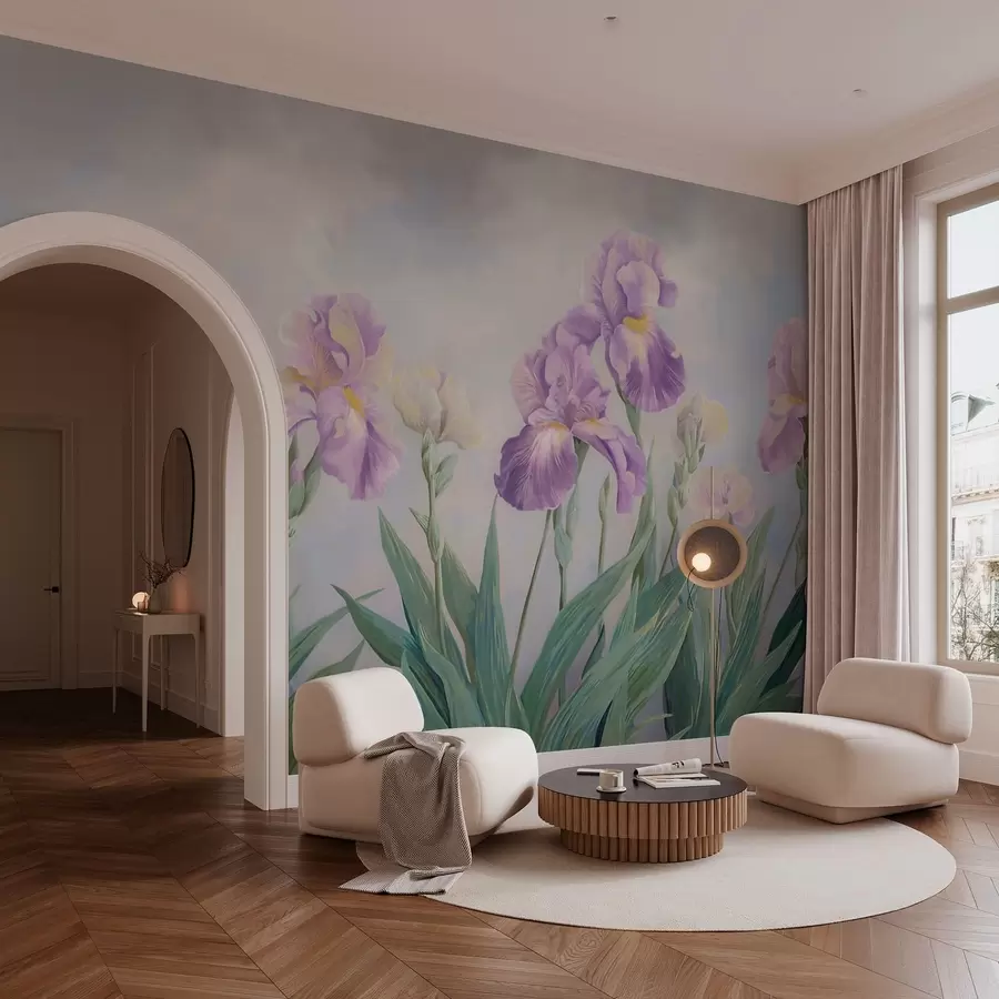 wall murals Classic flowers w05646