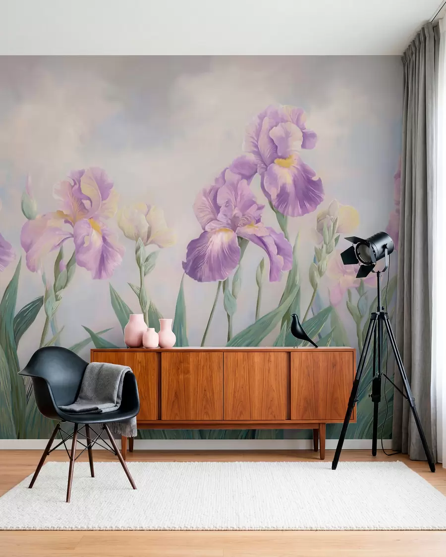 Wall Mural Photo Wallpaper Classic flowers w05646