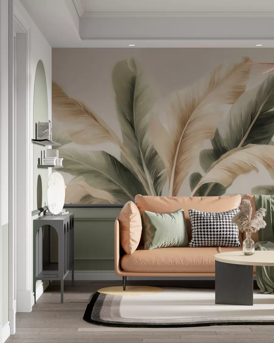Wall Mural Photo Wallpaper Banana leaves w05648