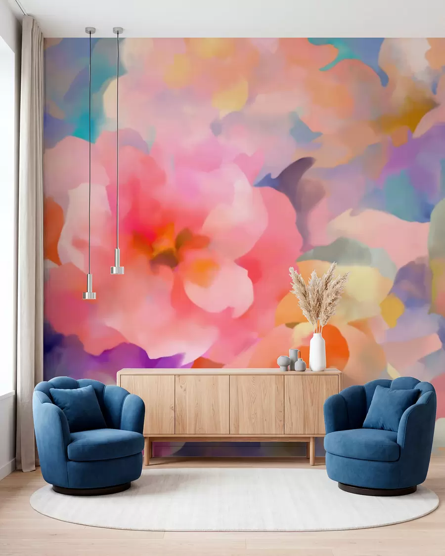 peintures murales Fleurs w05652