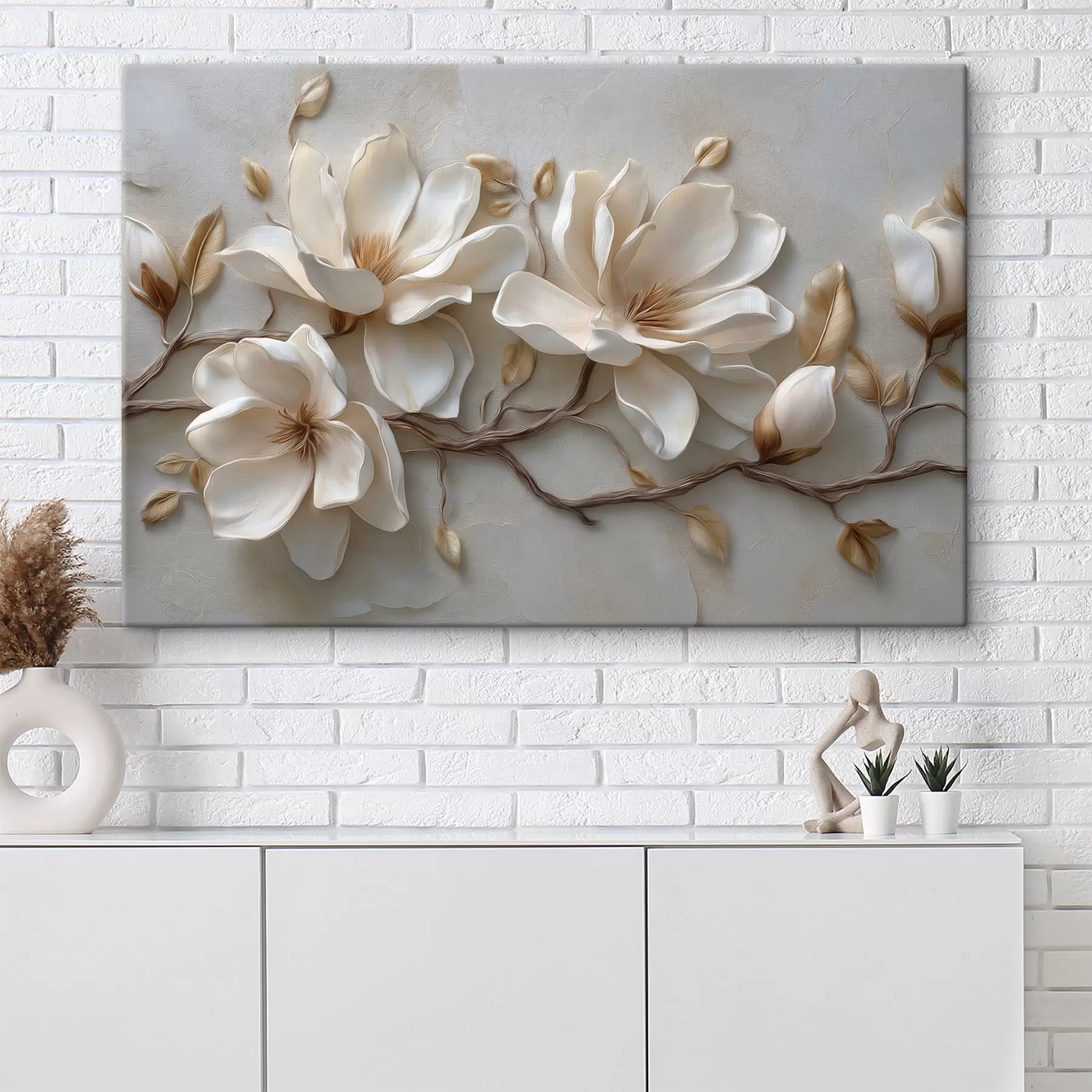 wall murals Magnolia branch s49407