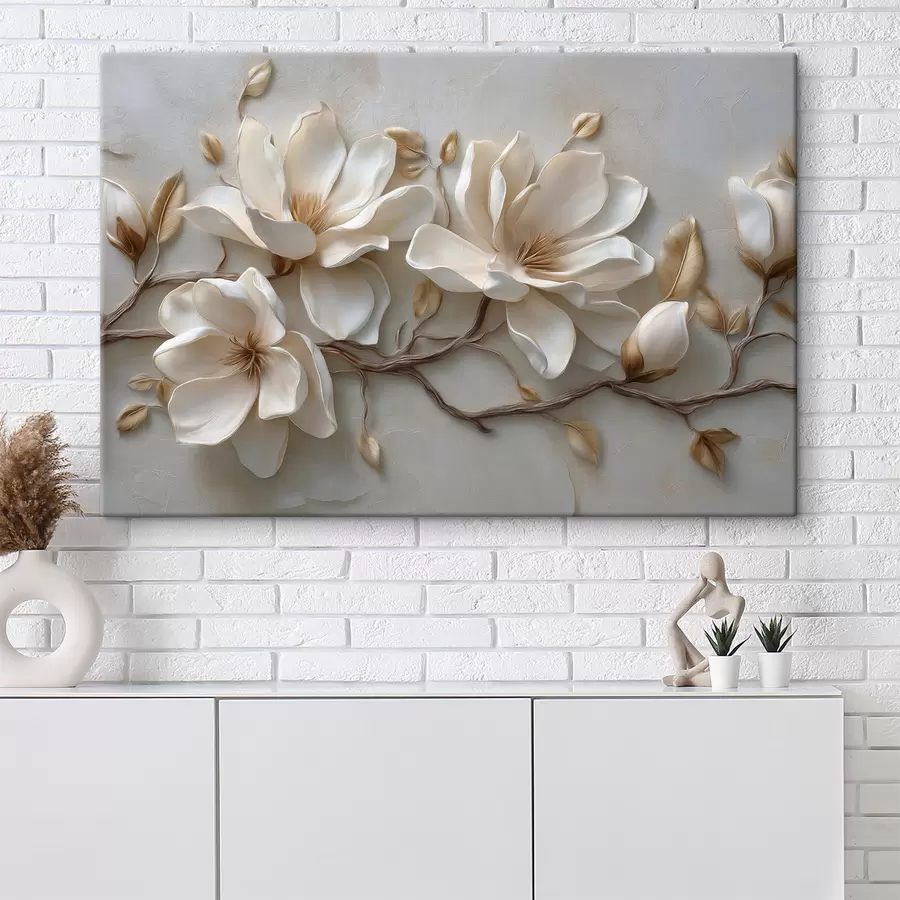 Wall Mural Photo Wallpaper Magnolia branch s49407