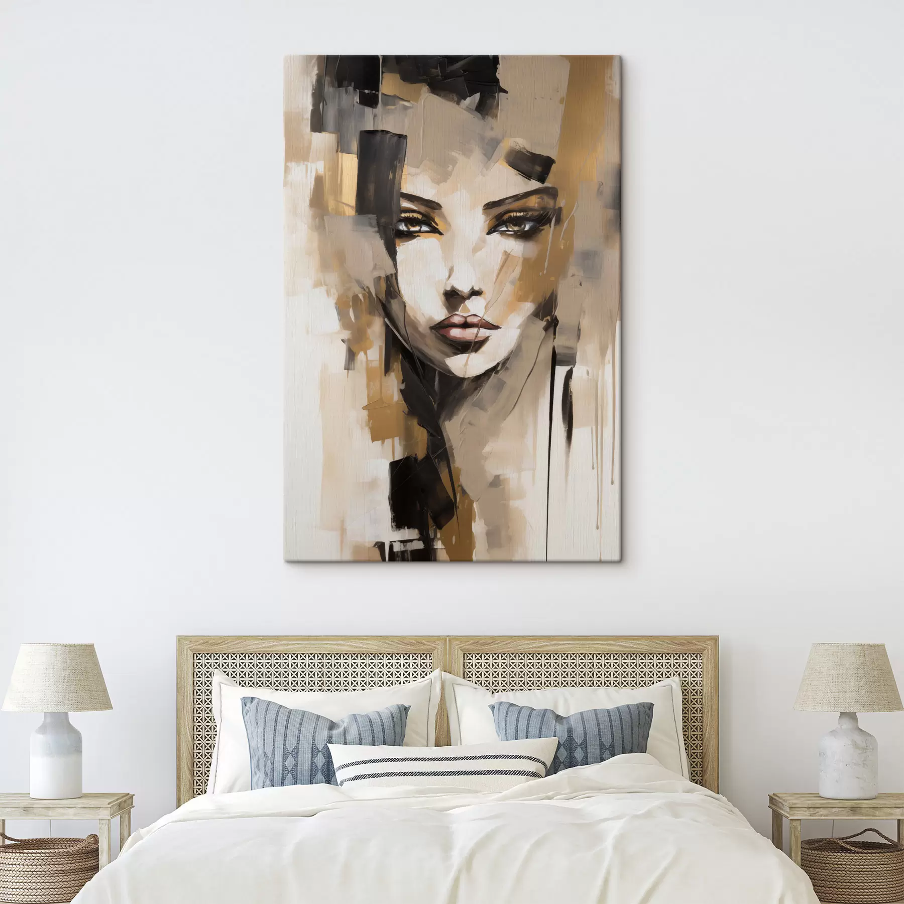 wall murals Abstract face s49409