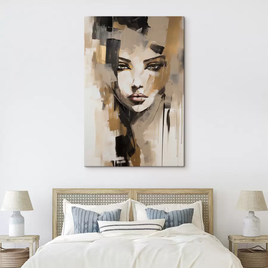 Wall Mural Photo Wallpaper Abstract face s49409