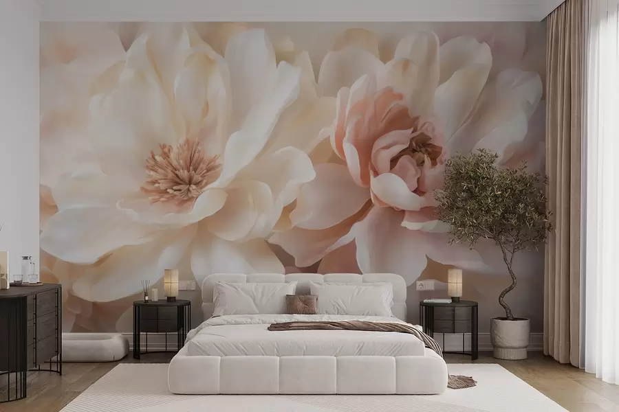 Wall Mural Photo Wallpaper Large flowers w05633