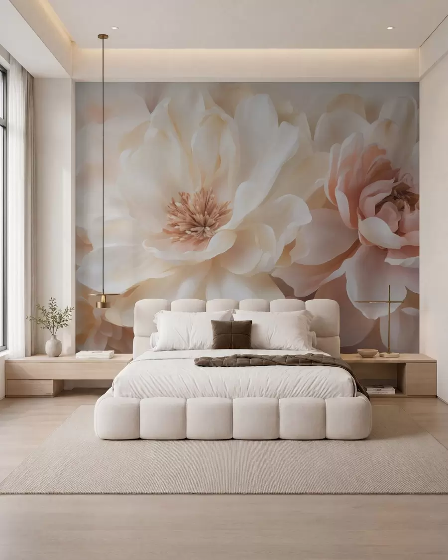wall murals Large flowers w05633