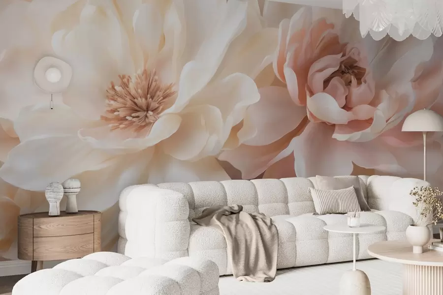 Wall Mural Photo Wallpaper Large flowers w05633
