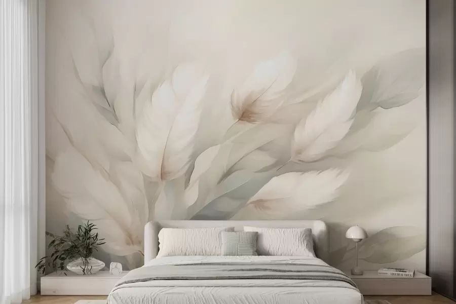 murales Plumas abstractas w05662