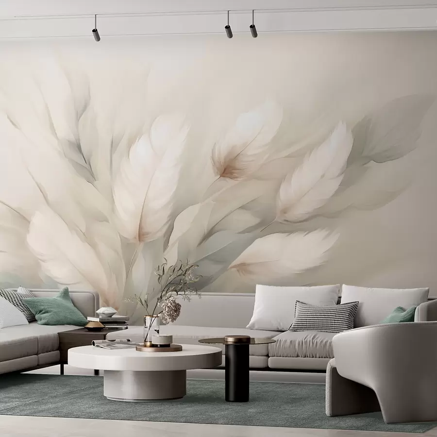Wall Mural Photo Wallpaper Abstract feathers w05662