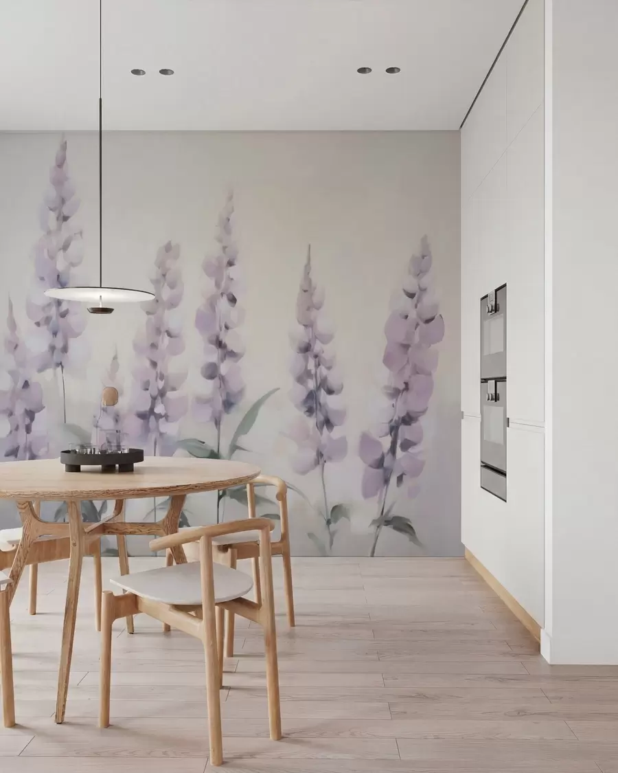 peintures murales Fleurs abstraites imitation de peinture w05661