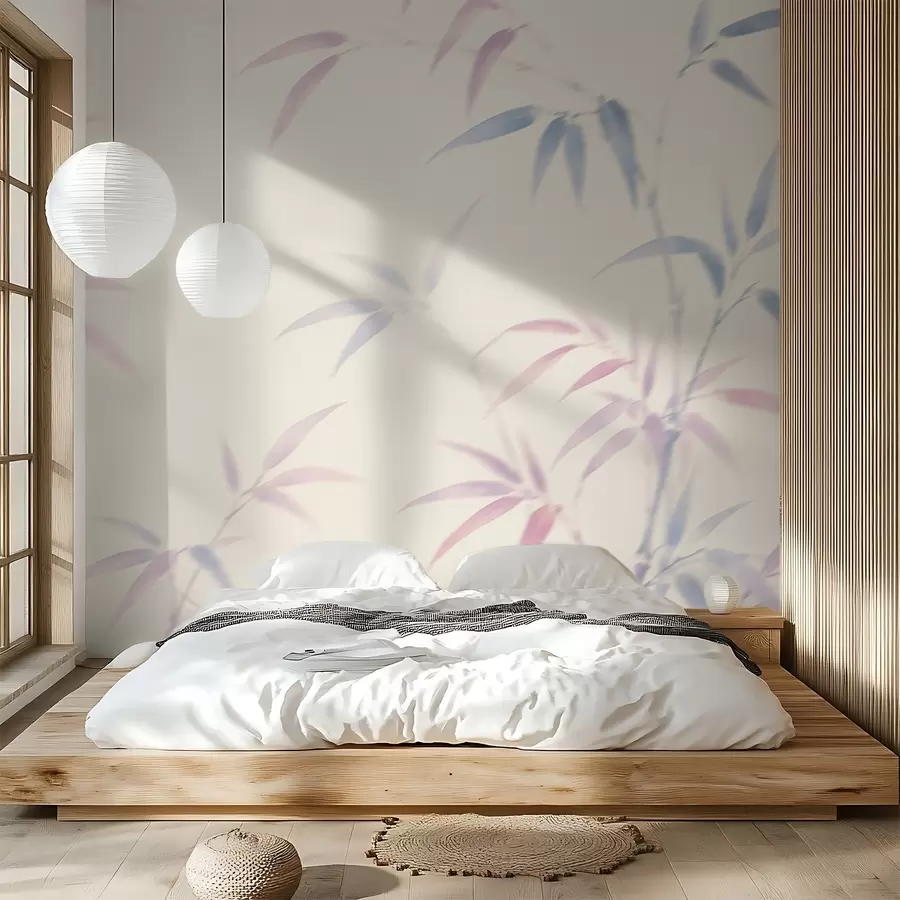 Wall Mural Photo Wallpaper Abstract bamboo leaves w05666