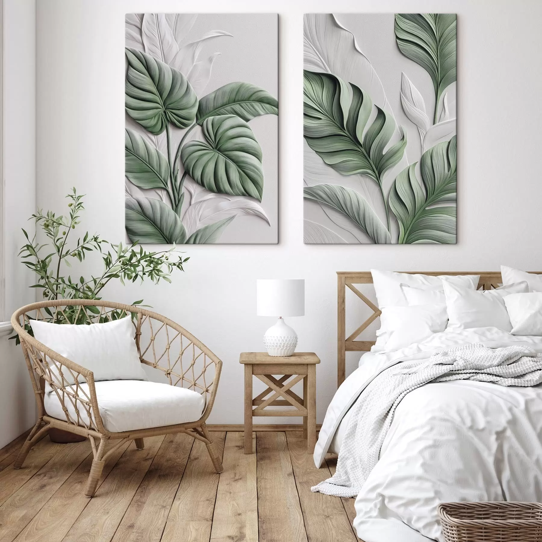 murales Hojas tropicales m30528
