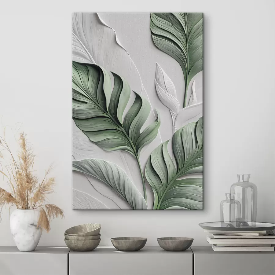 murales Hojas tropicales s49369