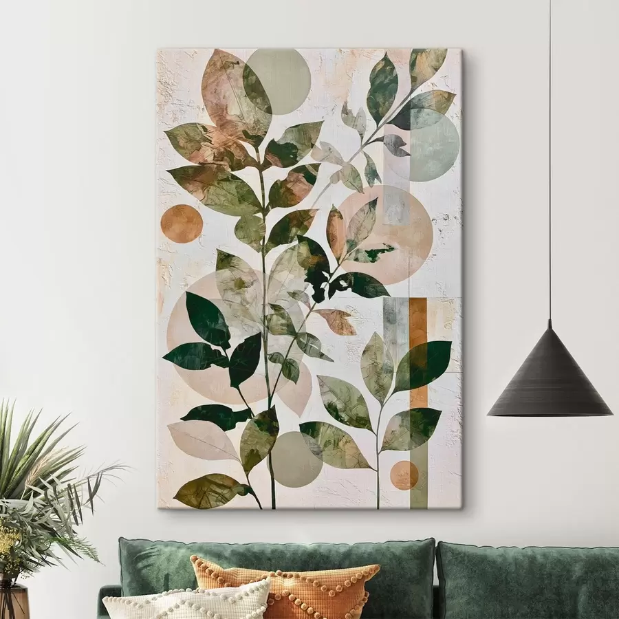 Wall Mural Photo Wallpaper An abstraction with foliage s49413