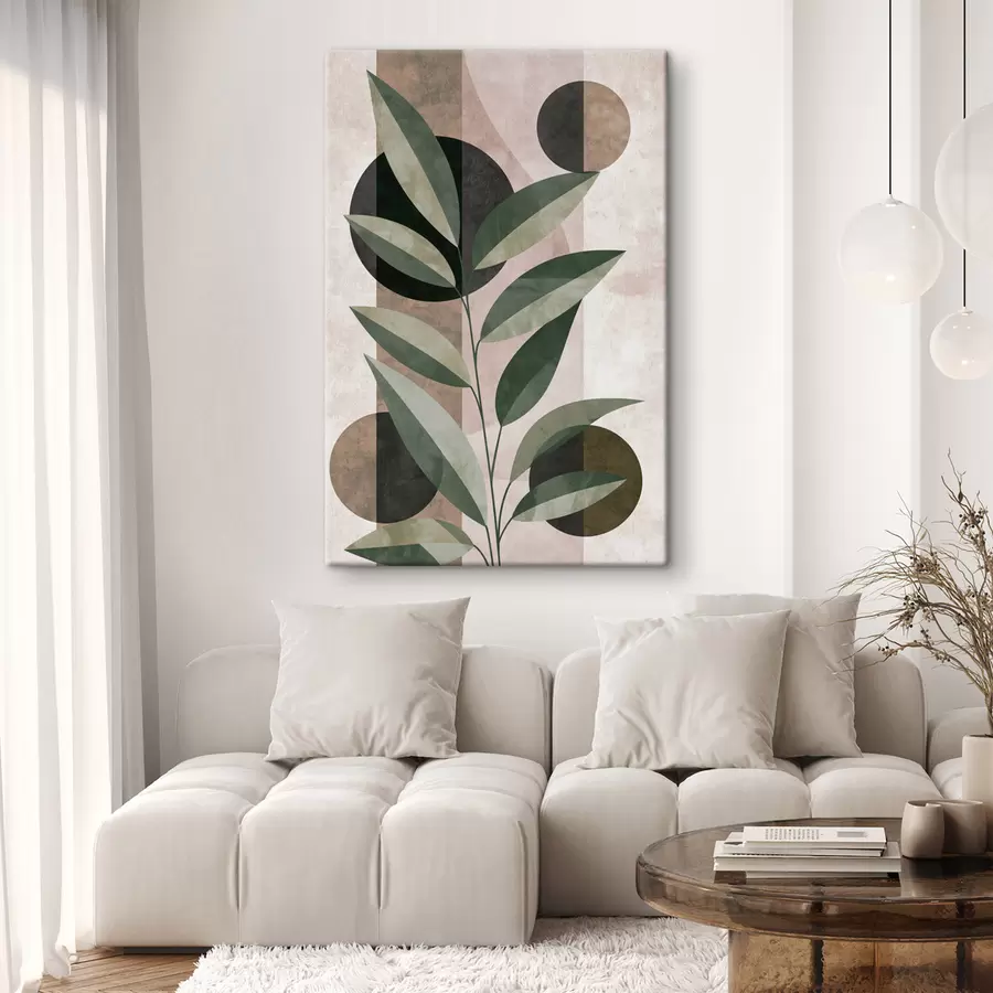 Wall Mural Photo Wallpaper An abstract composition with leaves s49415
