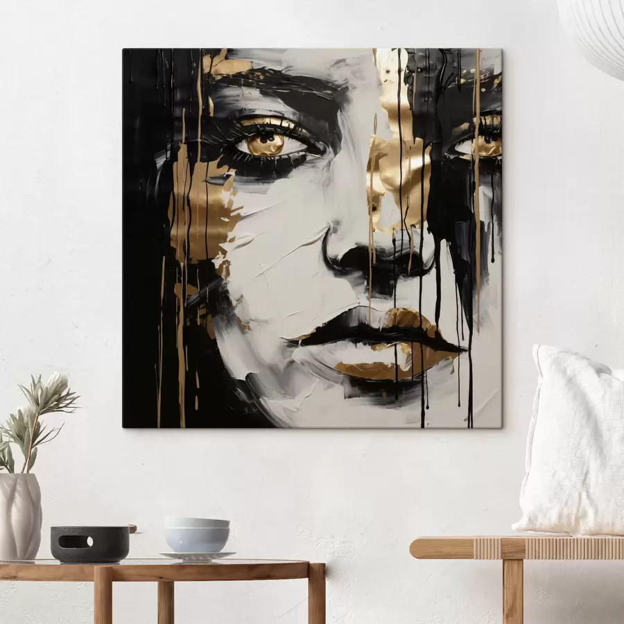 murales Retrato femenino abstracto s49442
